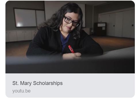 Scholarship video image