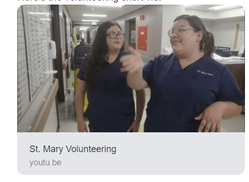 Volunteering video image